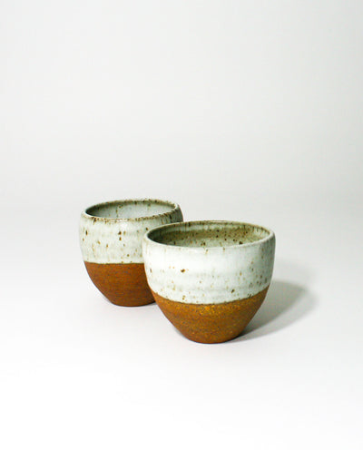 Rhum Runner Jug and Sippers in Stone White