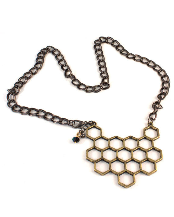 Honey Combs Big Necklace