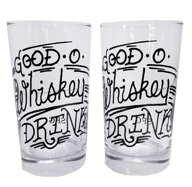 Good O Whiskey Drink Glass Set - Spitfire Girl